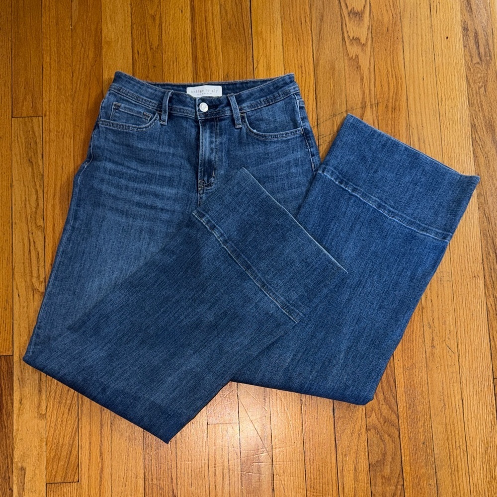 Bridge by gly  Stylish Blue Straight Leg Jeans